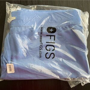 figs livingston scrub pants - ceil blue